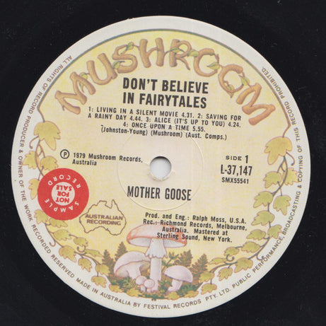 Mother Goose : Don't Believe In Fairytales (LP, Album)
