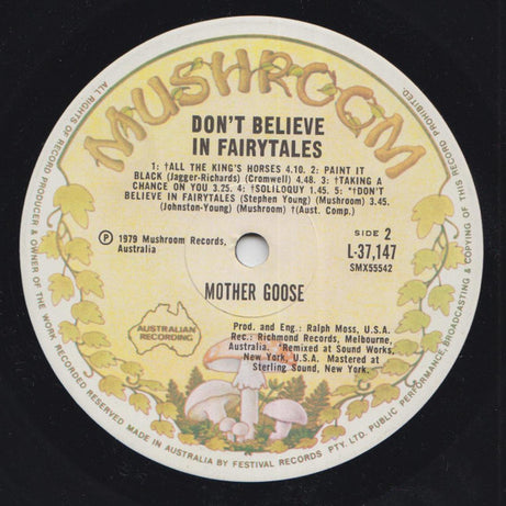 Mother Goose : Don't Believe In Fairytales (LP, Album)