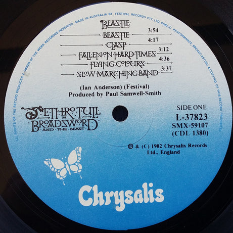 Jethro Tull : The Broadsword And The Beast (LP, Album)