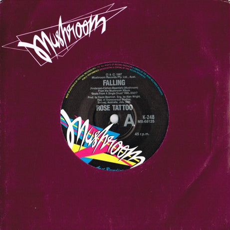 Rose Tattoo : Falling (7", Single)