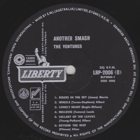 The Ventures : Another Smash (LP, Album, Mono, RE)