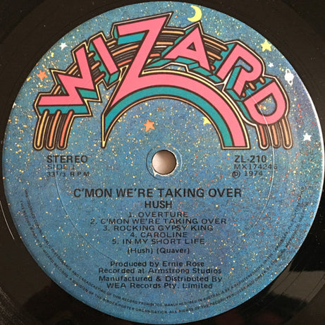 Hush (7) : C'mon We're Taking Over (LP, Album)