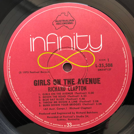 Richard Clapton : Girls On The Avenue (LP, Album)