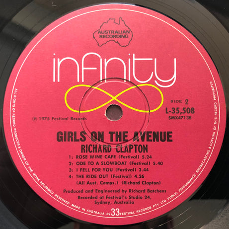 Richard Clapton : Girls On The Avenue (LP, Album)