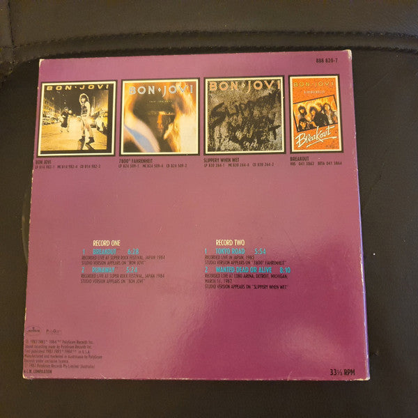 Bon Jovi : Live! On Tour (2x7")