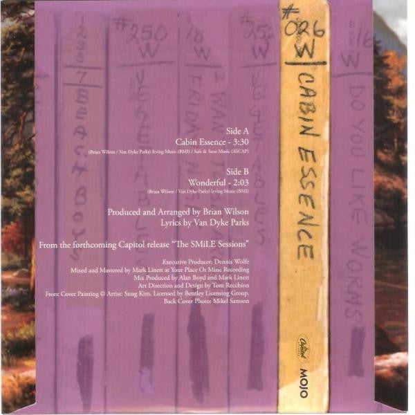 The Beach Boys : Cabin Essence (7", Single, Promo, Cle)