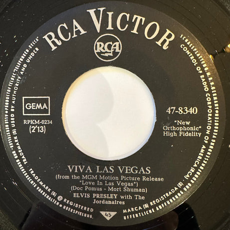 Elvis* : Viva Las Vegas / What'd I Say (7", Single)