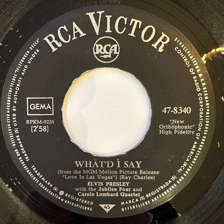 Elvis* : Viva Las Vegas / What'd I Say (7", Single)