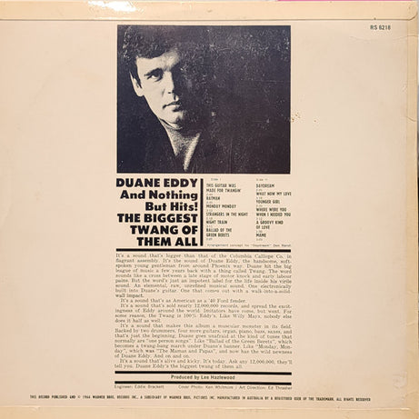 Duane Eddy : The Biggest Twang Of Them All (LP, Album)