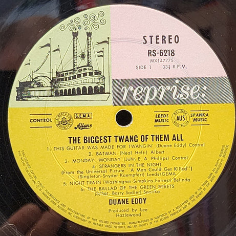 Duane Eddy : The Biggest Twang Of Them All (LP, Album)