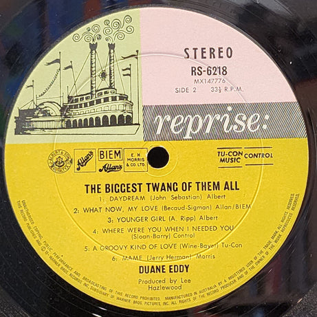 Duane Eddy : The Biggest Twang Of Them All (LP, Album)