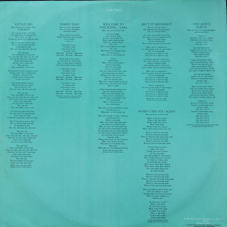 Fleetwood Mac : Tango In The Night (LP, Album)