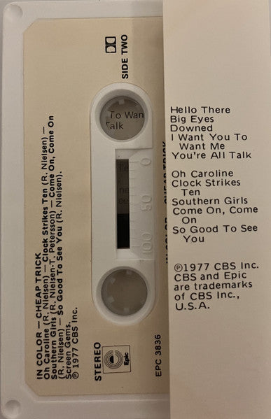 Cheap Trick : In Color (Cass, Album)