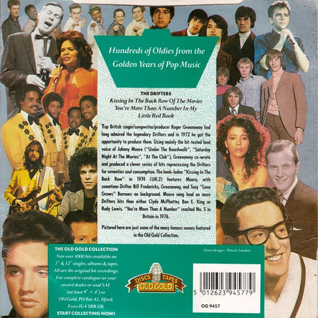 The Drifters : Kissin' In The Back Row Of The Movies (7")