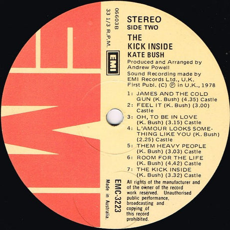 Kate Bush : The Kick Inside (LP, Album)