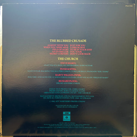 The Church : The Blurred Crusade (LP, Album, M/Print)