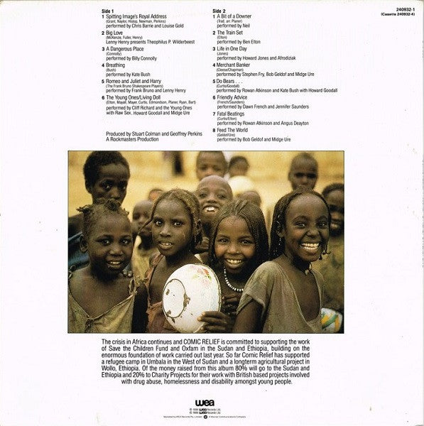 Various : Comic Relief Presents Utterly Utterly Live (LP)