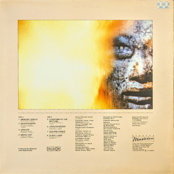 Material : Memory Serves (LP, Album, RE, All)