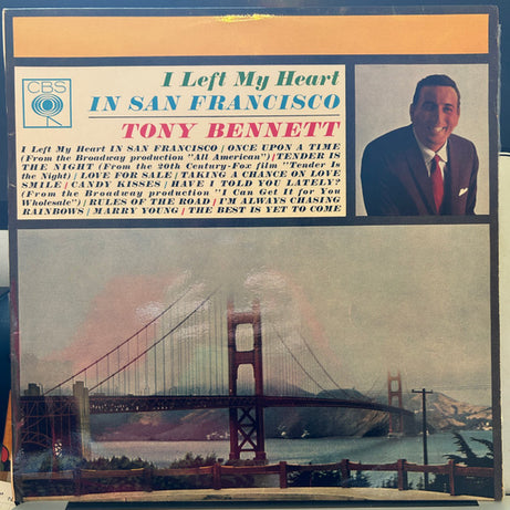 Tony Bennett : I Left My Heart In San Francisco (LP, Album, Mono)