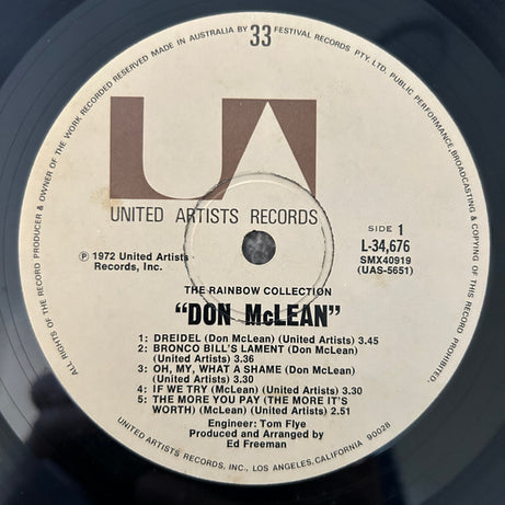 Don McLean : Don McLean (LP, Album)