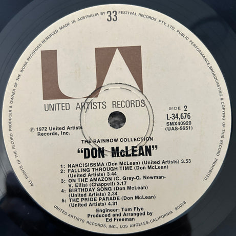 Don McLean : Don McLean (LP, Album)