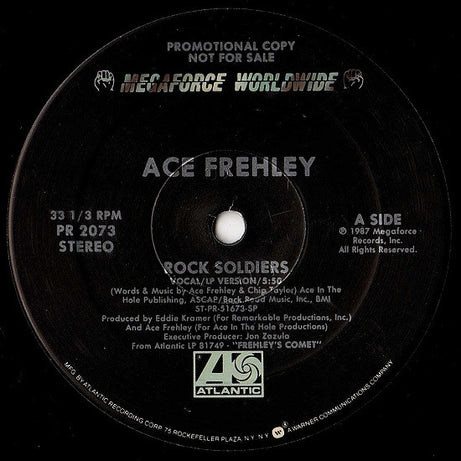 Ace Frehley : Rock Soldiers (12", Promo)