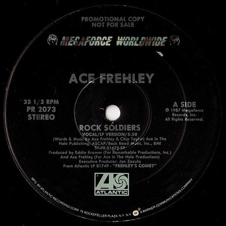 Ace Frehley : Rock Soldiers (12", Promo)