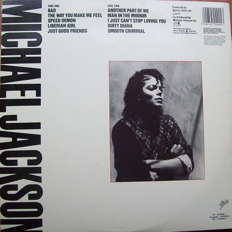 Michael Jackson : Bad (LP, Album, Gat)