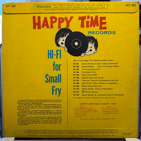 Unknown Artist : Happy Birthday - Party Time (LP)