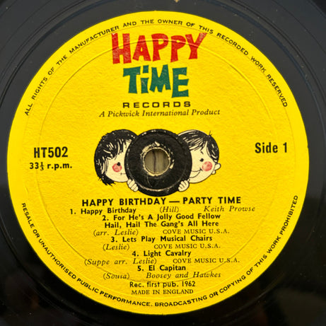 Unknown Artist : Happy Birthday - Party Time (LP)