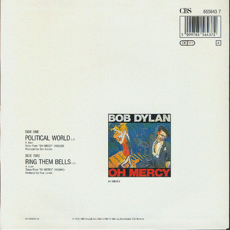Bob Dylan : Political World (7", Single)