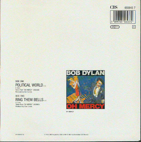 Bob Dylan : Political World (7", Single)