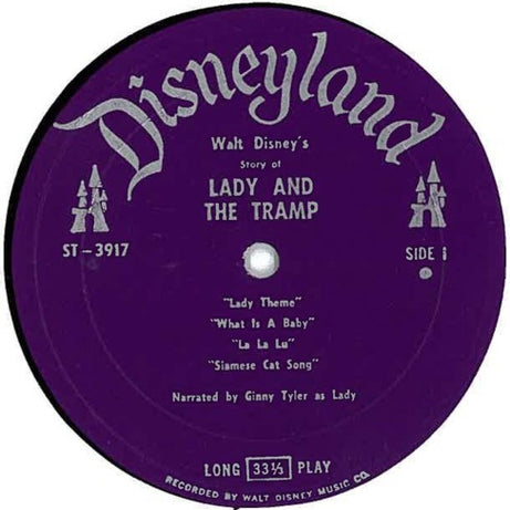 Ginny Tyler : The Story And Songs From Lady And The Tramp (LP, Album, RE)