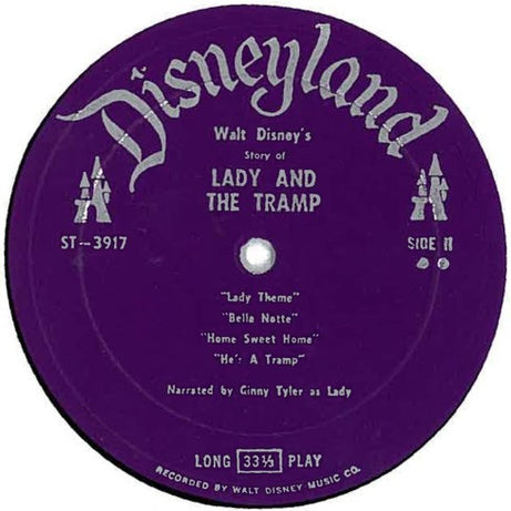 Ginny Tyler : The Story And Songs From Lady And The Tramp (LP, Album, RE)
