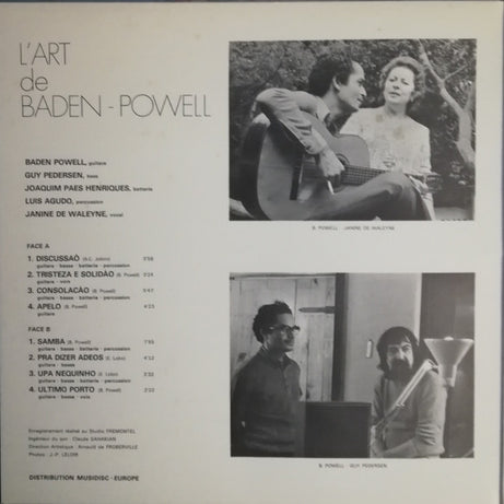 Baden Powell : L'Art De Baden-Powell (VOL. 2) (LP, Album, RE)