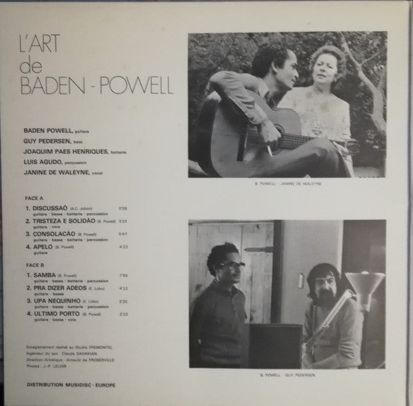 Baden Powell : L'Art De Baden-Powell (VOL. 2) (LP, Album, RE)
