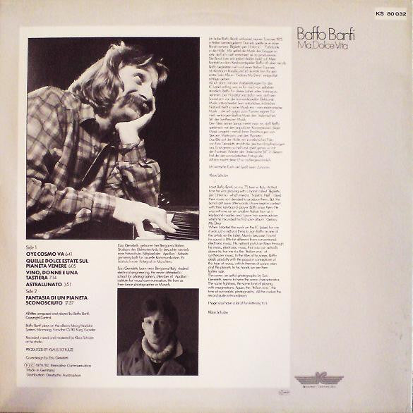 Baffo Banfi : Ma, Dolce Vita (LP, Album, RE)