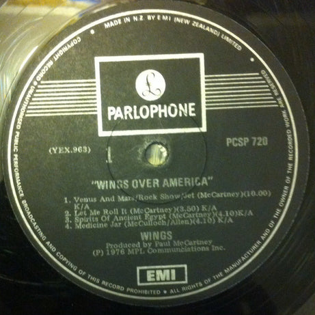 Wings (2) : Wings Over America (3xLP, Album)