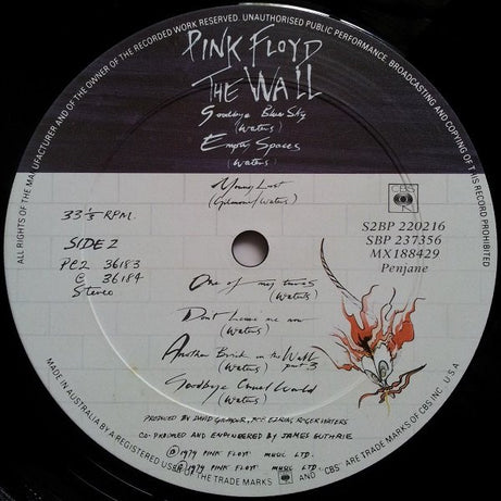 Pink Floyd : The Wall (2xLP, Album)