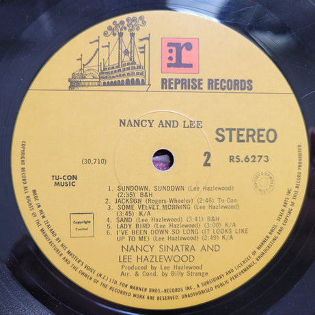 Nancy Sinatra & Lee Hazlewood : Nancy & Lee (LP, Album, RE)
