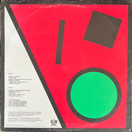 Split Enz : True Colours (LP, Album, RE, Red)