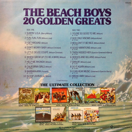 The Beach Boys : 20 Golden Greats (LP, Comp)