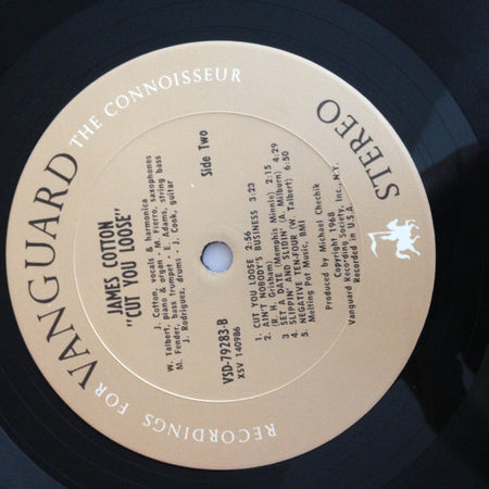 James Cotton : Cut You Loose! (LP, Album)