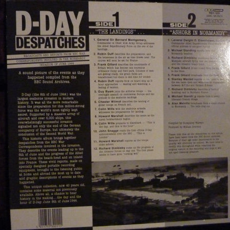 Various : D-Day Despatches (LP, Mono)