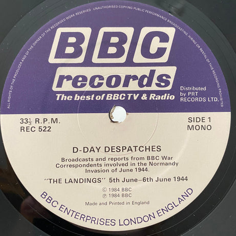 Various : D-Day Despatches (LP, Mono)
