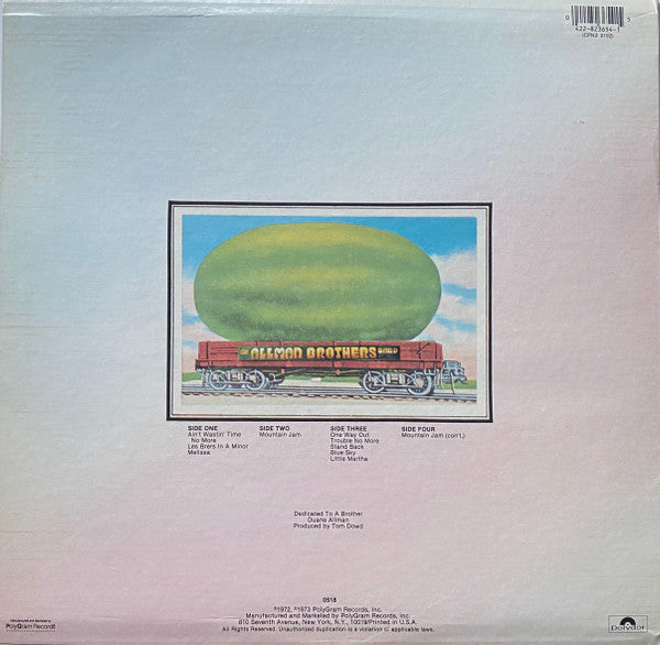 The Allman Brothers Band : Eat A Peach (2xLP, Album, RE)