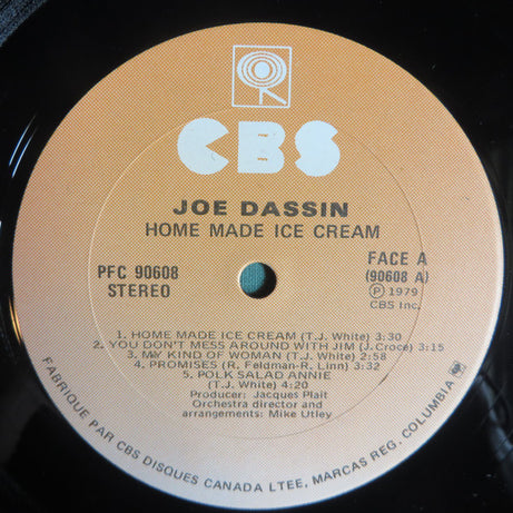 Joe Dassin : Home Made Ice Cream (LP, Album)