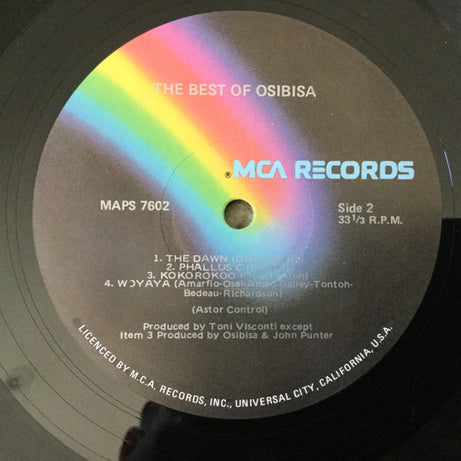 Osibisa : The Best Of Osibisa (LP, Comp)