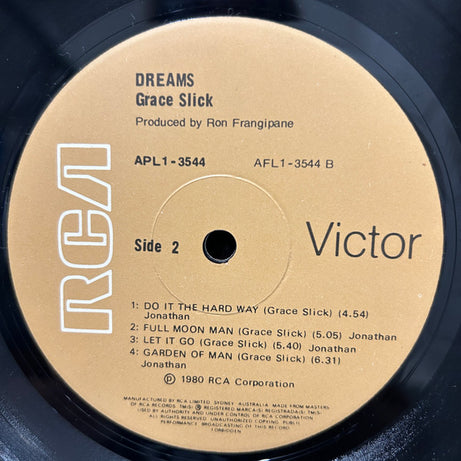 Grace Slick : Dreams (LP, Album)