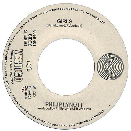 Phil Lynott : Yellow Pearl (7", Single)